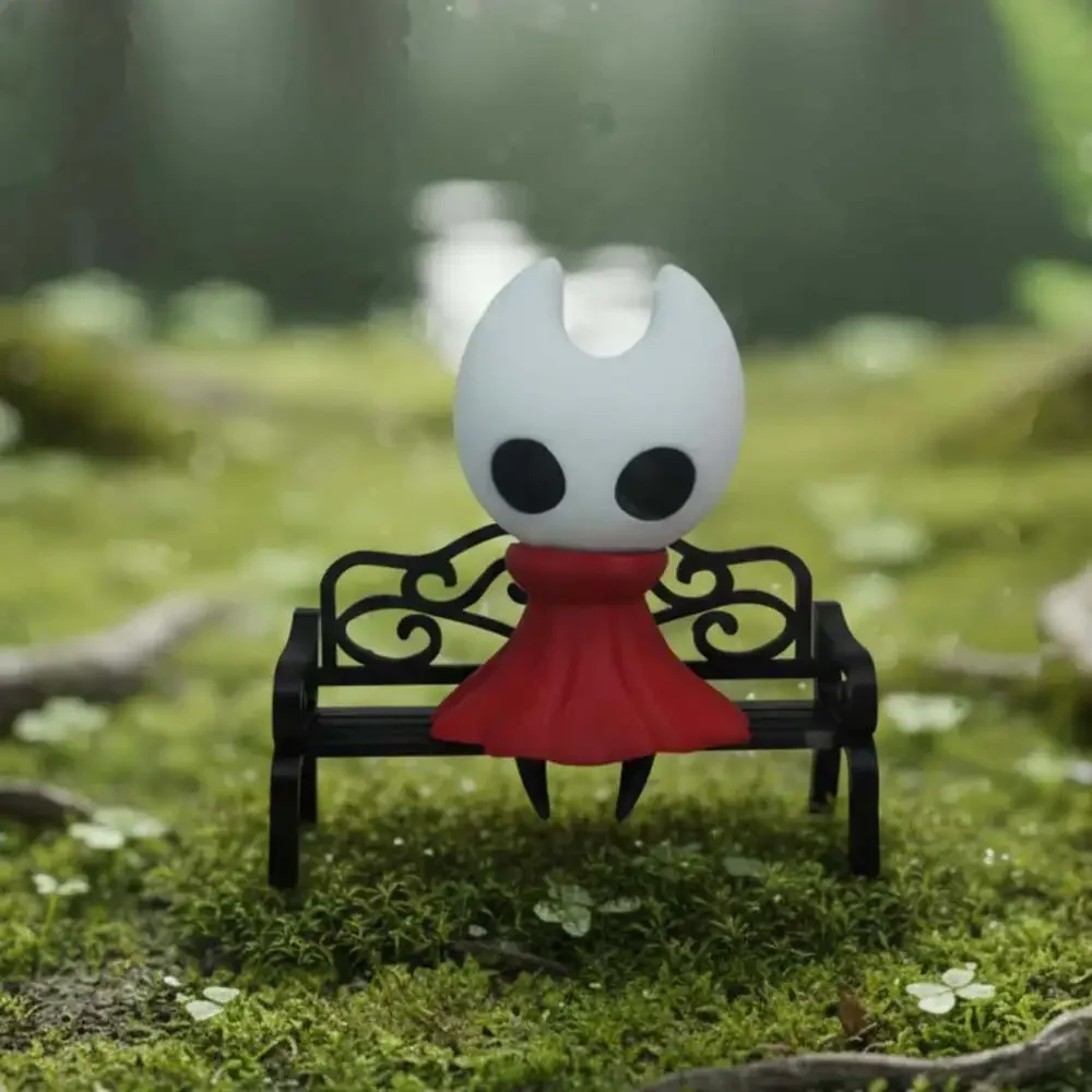 Hollow Knight Chibi Sitting Hornet 3D Printed Figure｜Desk Companion Ornament